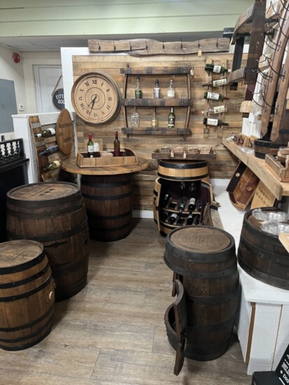 Product display at The UpTown Shoppe