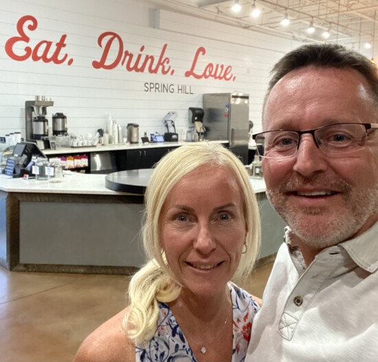 Owners of Spring Hill's Just Love Coffee Cafe, Frank and Cathy Snodgrass