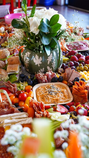 The grazing table, curtesy of Graze Craze of Haworth