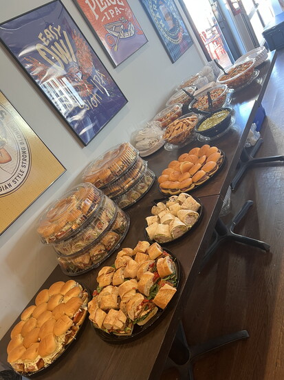 B&M food table
