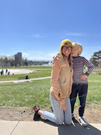 Sarah and her "3rd Bird", Silas