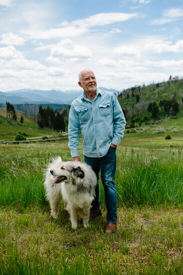 Thomas and Luna on their ranch