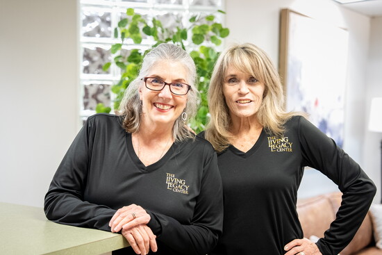 Elizabeth Hilbun and Tammy Easley