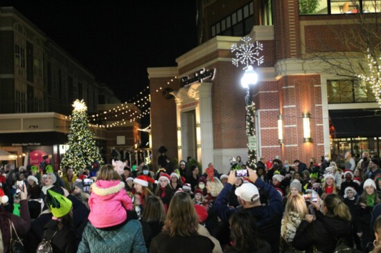 A huge crowd turns out each year for the Holiday Stroll