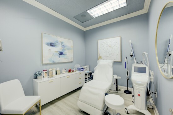 Luxe Aesthetics exam room remodel