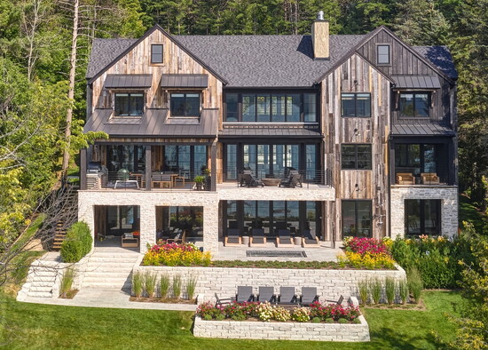 A stunning mix of angles and textures on Walloon Lake.