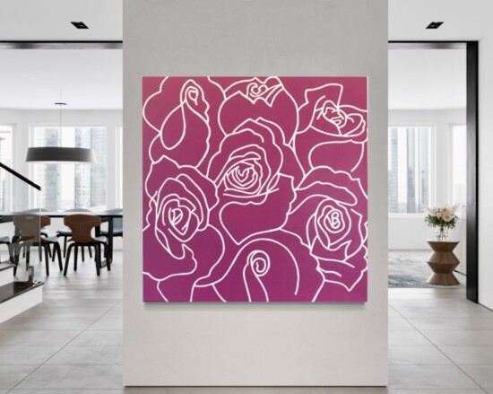 Rose Painting by Olivia Bennett