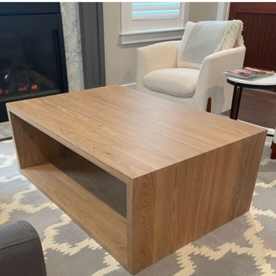 White Oak Coffee Table Box