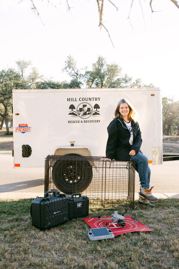 Jennifer Neill with Hill Country Rescue & Recovery