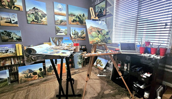 Matthew Pinkus's Art Studio