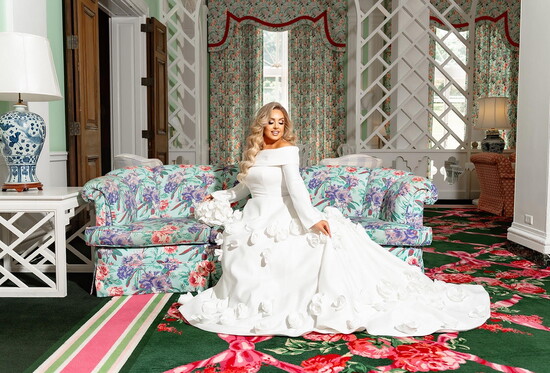 Photo by Chris Hiltz @tlicmedia Dress- Milla Nova  Location- The Greenbrier Resort 