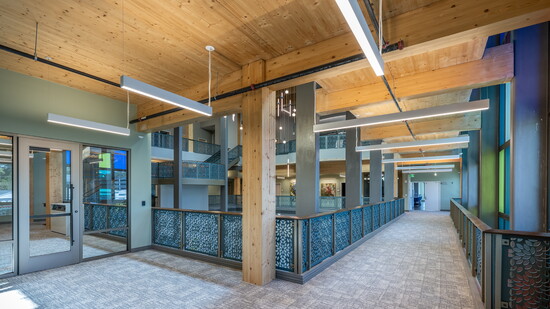 Georgia's first municipal structure built primarily from mass timber. J and D Images