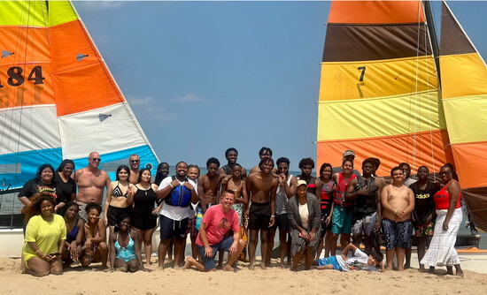 Beach day with Boys Hope