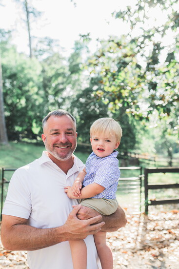 Brent and his son