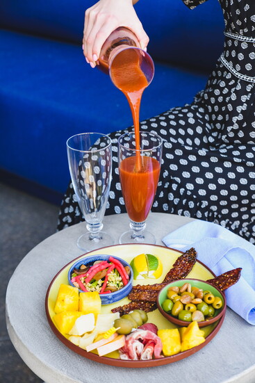 Blood Mary Snack Platter at Chapter 6