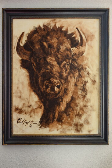 Chad Poppleton – Bad Hair Day (Oil on Canvas)