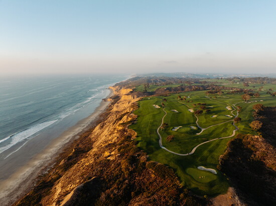 The iconic cliffs of Torrey Pines frame every swing with sweeping Pacific Ocean views.