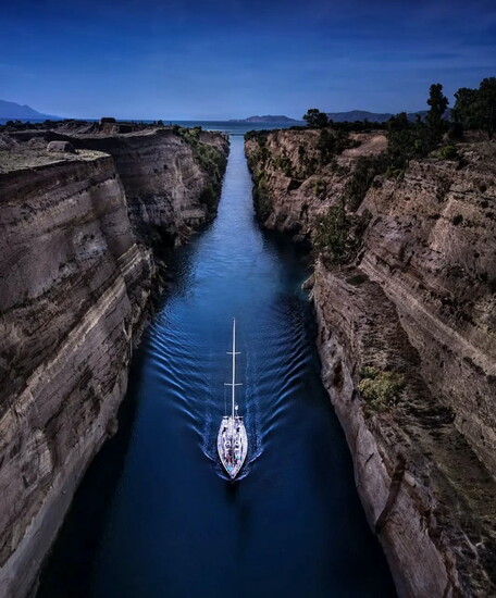 Thread a jet ski through the narrow, towering walls of the Corinth Canal.