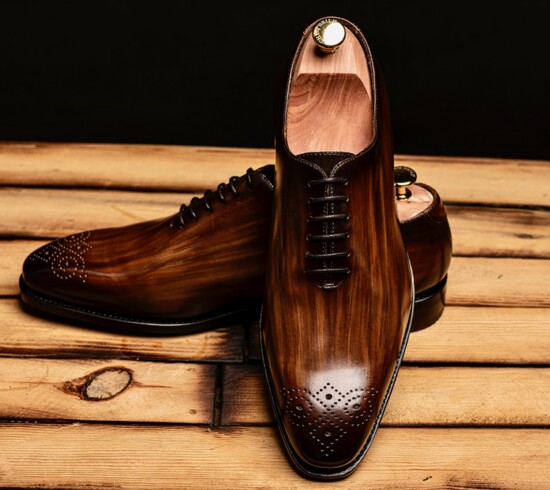 Handmade leather shoes