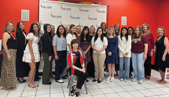 Carol inspiring the group