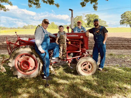 Left to right are Rayford Ashley, Major Ashley, Jeff Ashley and Ryne Ashley. 