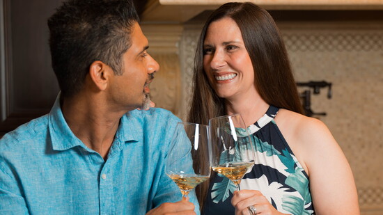 A toast to building a life together