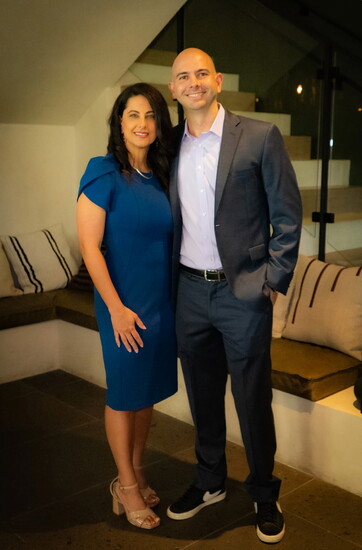 Tony Laudadio with wife, Rosalynd Shaw