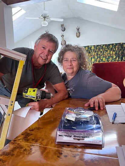 Bergen Volunteers helps a resident with home repair.