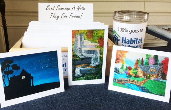 Newtown Art for Kids support for Habitat Bucks.  