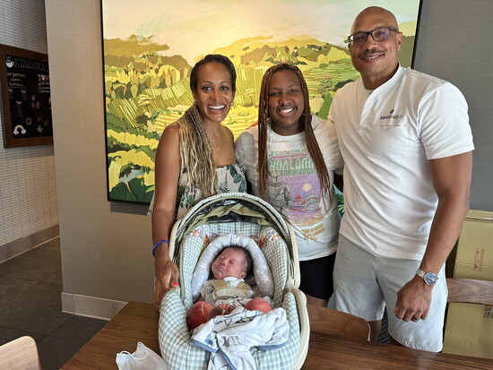 Adoptive parents and birth mom, united by the gift of adoption