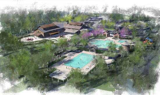 Artist rendering of Base Camp family club