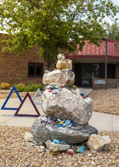 Staff, Patients and Families have created a unique sense of community at CPH by painting rocks with inspirational notes encouraging support, confidence and hope
