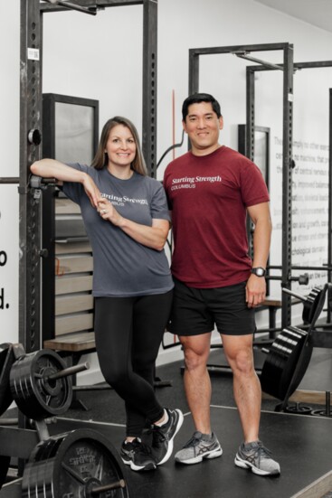 Husband and wife team, Megan and Pete Yeh, owners of Starting Strength