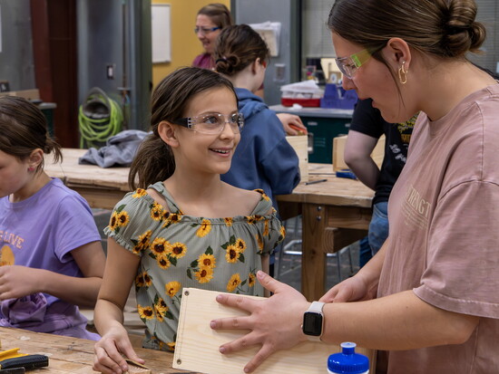 With the support of the Foundation, the Wizard Workshop project provided an immersive day of hands-on learning for Mountain View students.