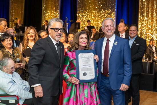 Peter Guzman, Mayor Shelley Berkley & Gov. Joe Lombardo