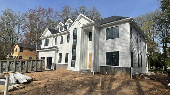 Two of Noah Alder's projects under construction