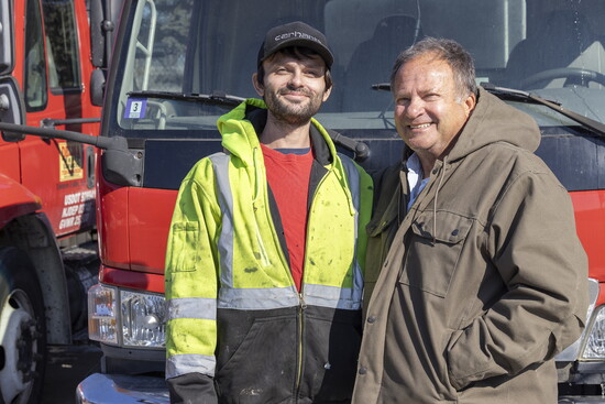 Thomas DeLisa II and his son 