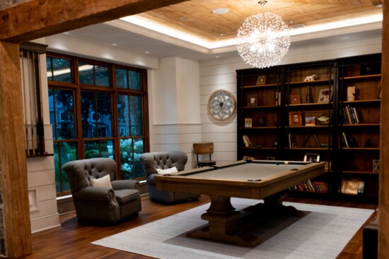 Custom luxury pool room