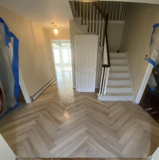 After picture of floor renovation 