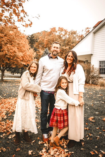 Adam and Ashley Gill with their children