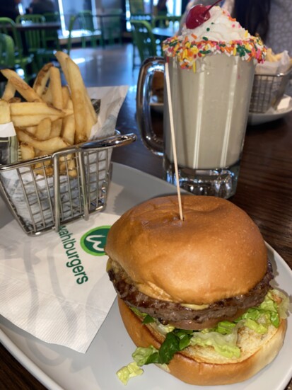 The Our Burger at Wahlburger's