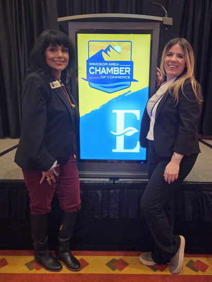 The powerhouse team behind Windsor Chamber's growth! Norma Perez and Katie McKie, making big things happen daily.