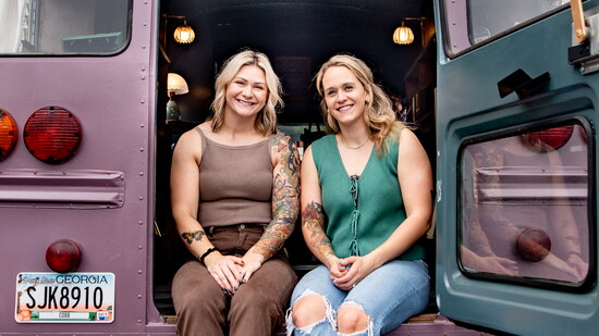 Stephanie Carlisle & Morganne Turberville, the duo behind TBR BookBus