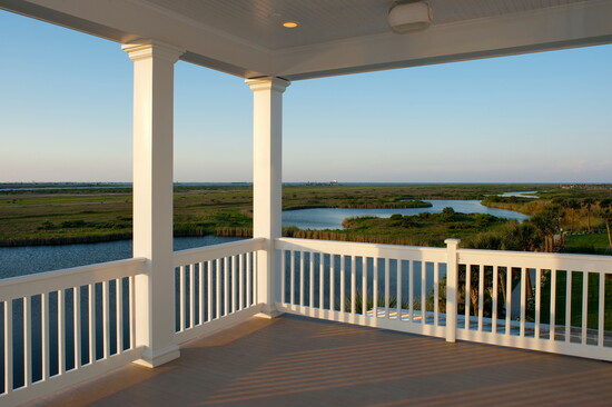 Nestled harmoniously on the East End Lagoon & Nature Preserve.