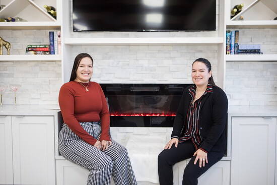 Dalia and Patricia are two of the three sisters of Artistry Design Studio in Chamblee. 