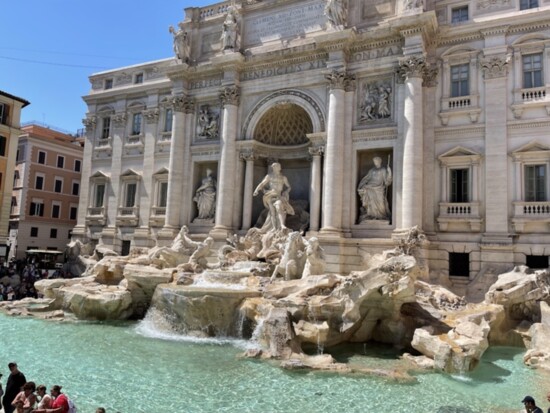 Rome's Trevi Fountain, where people come to wish upon romance