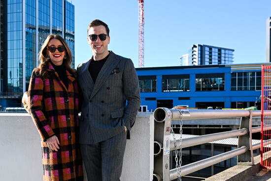 Meg & Kevin, co-owners of a new pub, The Irish Exit