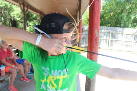 Archery is among the activities children at Camp Classen do.