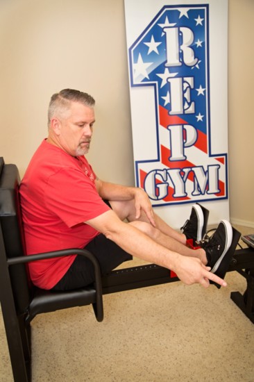 Shawn Bennett created 1 REP GYM to help reverse osteoporosis and build muscle.