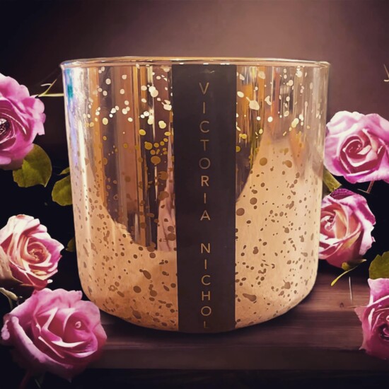 Victoria Nichols line of candles not only smell great, they are all-natural AND add elegance to any setting.